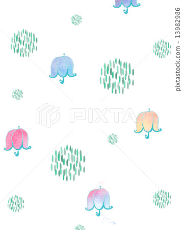 圓形雨傘模式雨花紋大雨小雨雨綠色手繪水彩白背可愛清爽自然天氣圈灰色背景背景布雨模式壁紙竹 插圖素材 圖庫