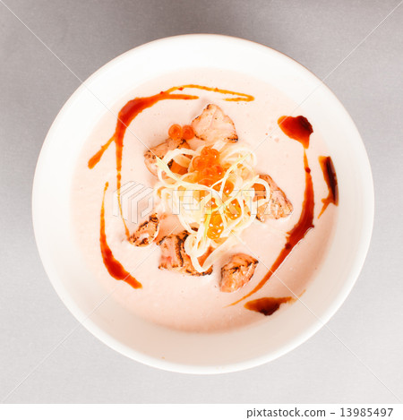 fish cream soup fish cream soup 13985497