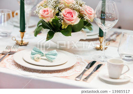 Romantic table setting 13985517