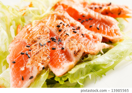 japanese salad with salmon japanese salad with salmon 13985565
