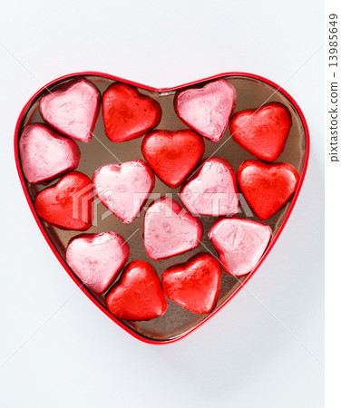 heart box with sweets heart box with sweets 13985649