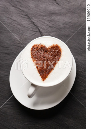 cappuccino with heart cappuccino with heart 13986040