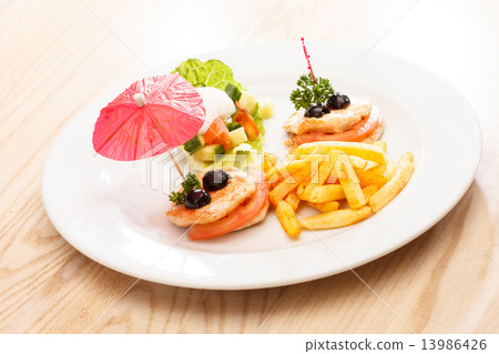 chicken with french fries for kids menu chicken with french fries for kids menu 13986426