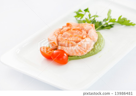 roasted salmon roasted salmon 13986481