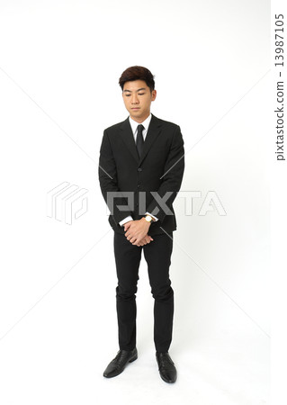 Asian men praying Asian men praying 13987105