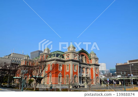 Modern architecture of Osaka Nakanoshima 13988874