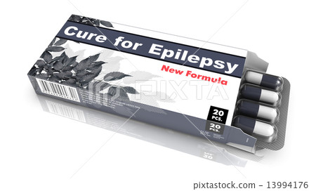Cure for Epilepsy - Gray Pack of Pills. 13994176