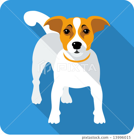 dog icon flat design dog icon flat design 13996015