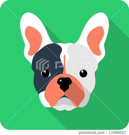 dog icon flat design dog icon flat design 13996022