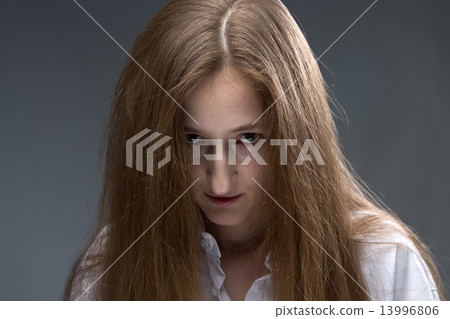 Photo of young psycho woman 13996806
