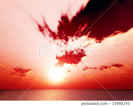 Wind and clouds with the sea Wind and clouds with the sea 13998243