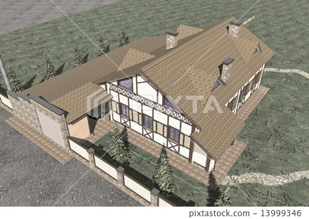 Two Storey Villa 13999346