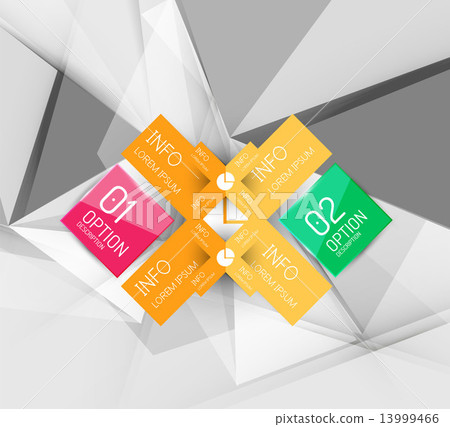 Color paper infographics 13999466