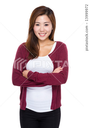 Asian woman crosshand 13999972