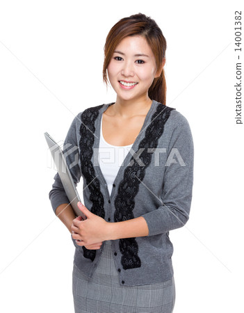 Young woman with laptop Young woman with laptop 14001382