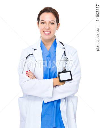 Woman doctor portrait 14002357