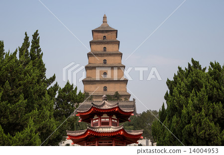 Giant Wild Goose Pagoda (Big Wild Goose Pagoda),southern Xian (Sian, Xi'an), Shaanxi province, China 14004953