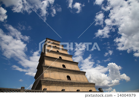 Giant Wild Goose Pagoda (Big Wild Goose Pagoda),southern Xian (Sian, Xi'an), Shaanxi province, China 14004979
