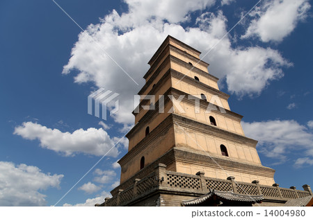 Giant Wild Goose Pagoda (Big Wild Goose Pagoda),southern Xian (Sian, Xi'an), Shaanxi province, China 14004980
