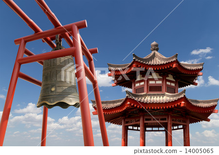 On the territory Giant Wild Goose Pagoda or Big Wild Goose Pagoda, Xian (Sian, Xi'an), China 14005065