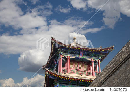 Fortifications of Xian (Sian, Xi'an) an ancient capital of China 14005070