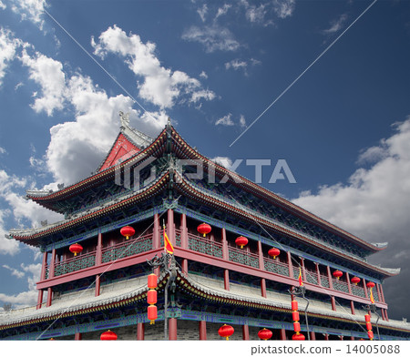 Fortifications of Xian (Sian, Xi'an) an ancient capital of China 14005088