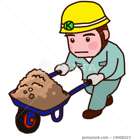 Carry by unicycle, worker 14006023