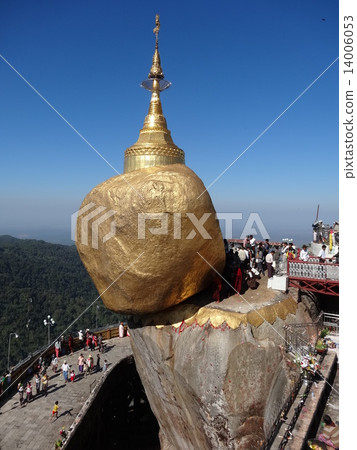緬甸Chatyu Yaw Pagoda Golden Rock 緬甸Chatyu Yaw Pagoda Golden Rock 14006053