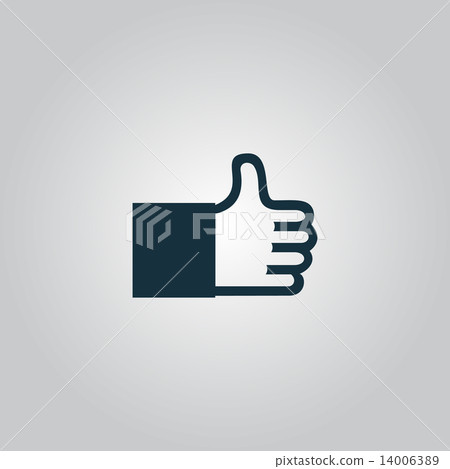 Vector thumb up icon 14006389