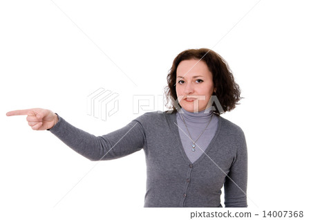 woman in the gray cardigan woman in the gray cardigan 14007368