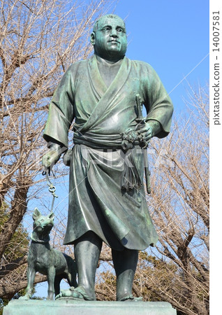 上野公園的“Saigo Takamori”雕像(上野御苑/東京都台東區) 上野公園的“Saigo Takamori”雕像(上野御苑/東京都台東區) 14007581