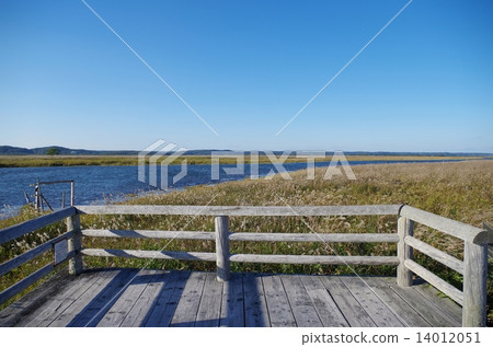 Kiritappu wetland and wooden observation deck 14012051
