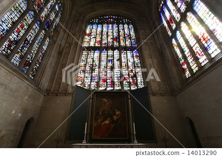 Cambridge Cambridge University King's College University Church Stained glass 14013290