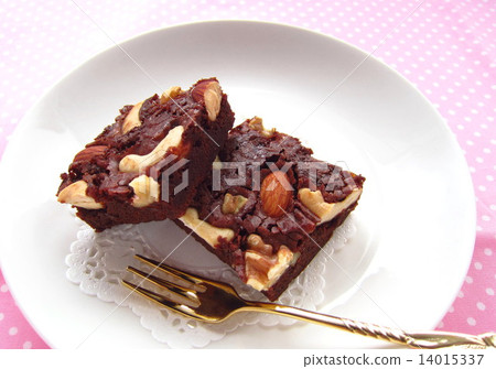 Handmade sweets chocolate brownies Handmade sweets chocolate brownies 14015337