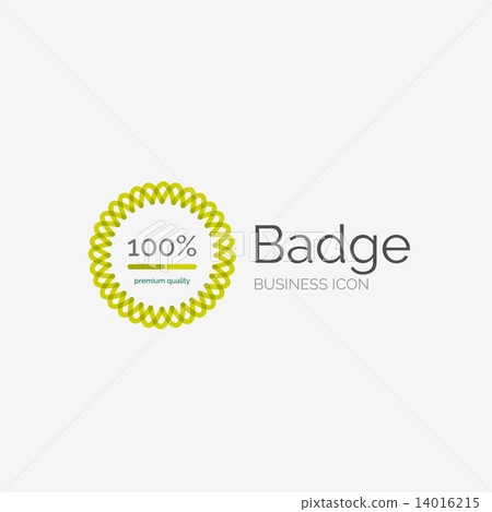 Thin line neat design logo, premium quality stamp Thin line neat design logo, premium quality stamp 14016215