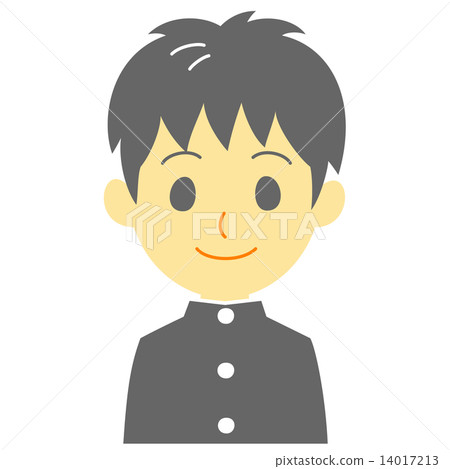 Male student face - Stock Illustration [14017213] - PIXTA