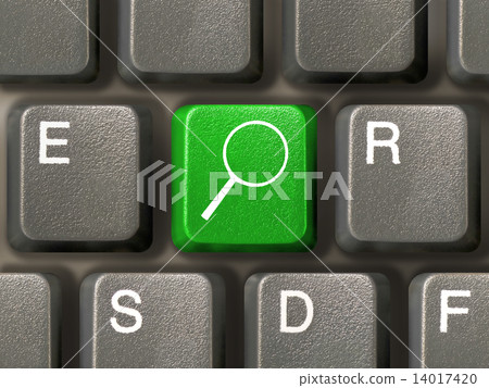 Key with magnifier 14017420