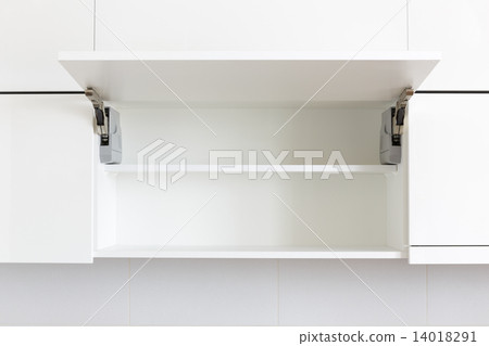 opened kitchen cabinet opened kitchen cabinet 14018291