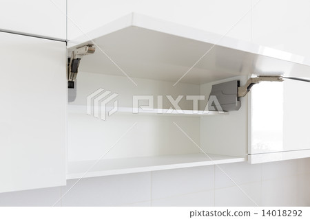 opened kitchen cabinet opened kitchen cabinet 14018292