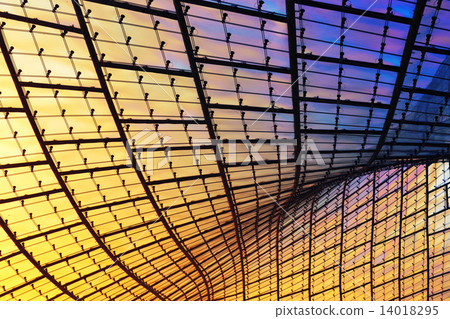 modern glass facade, abstract composition modern glass facade, abstract composition 14018295