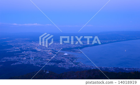 Evening scenery of Aomori Mutsu 14018919