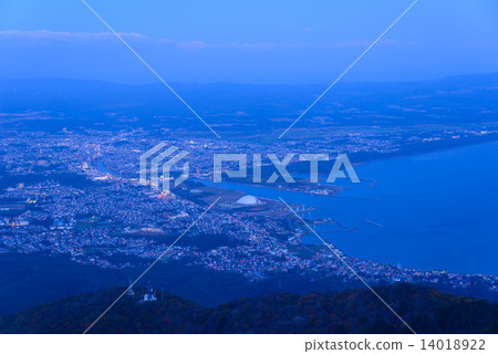 Evening scenery of Aomori Mutsu 14018922