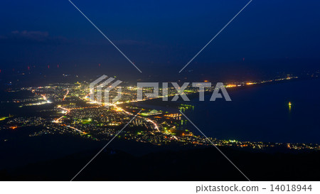 Evening scenery of Aomori Mutsu 14018944