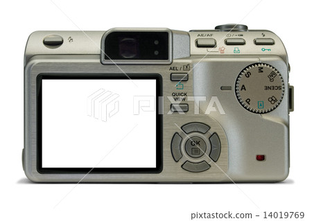 Compact digital camera, empty display 14019769