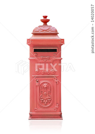 Retro red mail box Retro red mail box 14020057