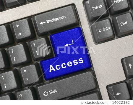 Keyboard -  blue key Access 14022382