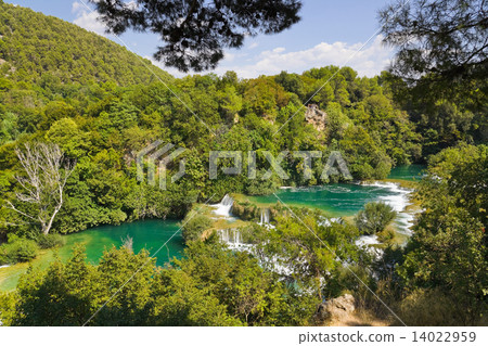 Waterfall KRKA in Croatia 14022959