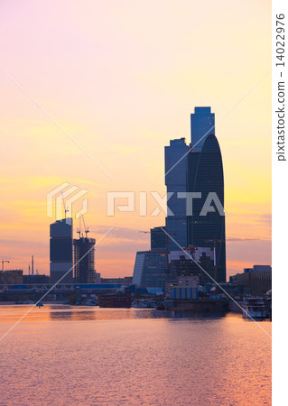 Modern skyscrapers at Moscow City Russia 14022976