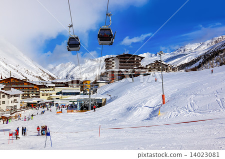 Mountain ski resort Obergurgl Austria Mountain ski resort Obergurgl Austria 14023081