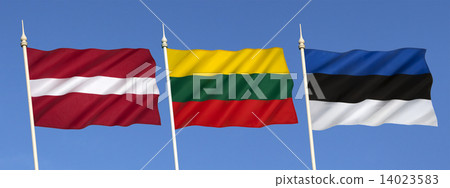 Flags of the Baltic States Flags of the Baltic States 14023583